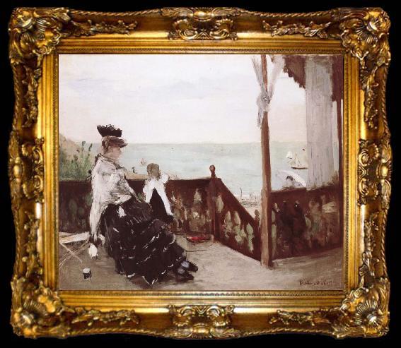 framed  Berthe Morisot Seaside, ta009-2